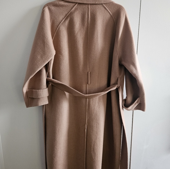 Reiss Size 6 Petite Rose Belted Coat - Picture 3 of 6